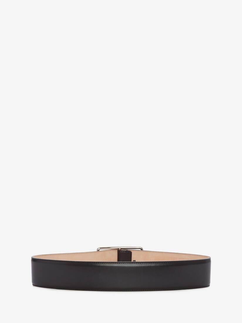Big Geometric Belt in Black - 2