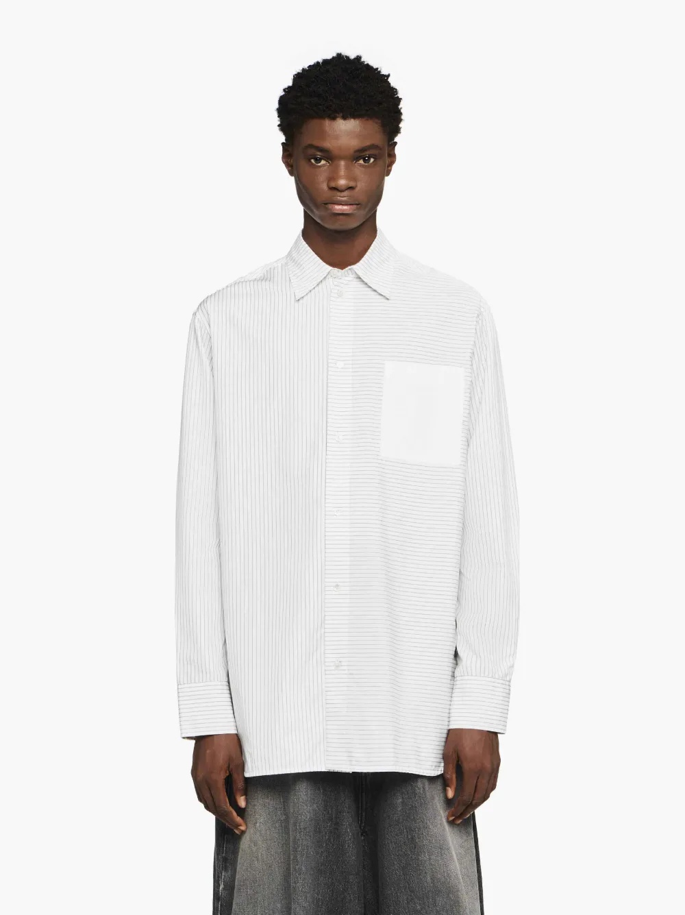 CONTRAST PATCH POCKET SHIRT - 2