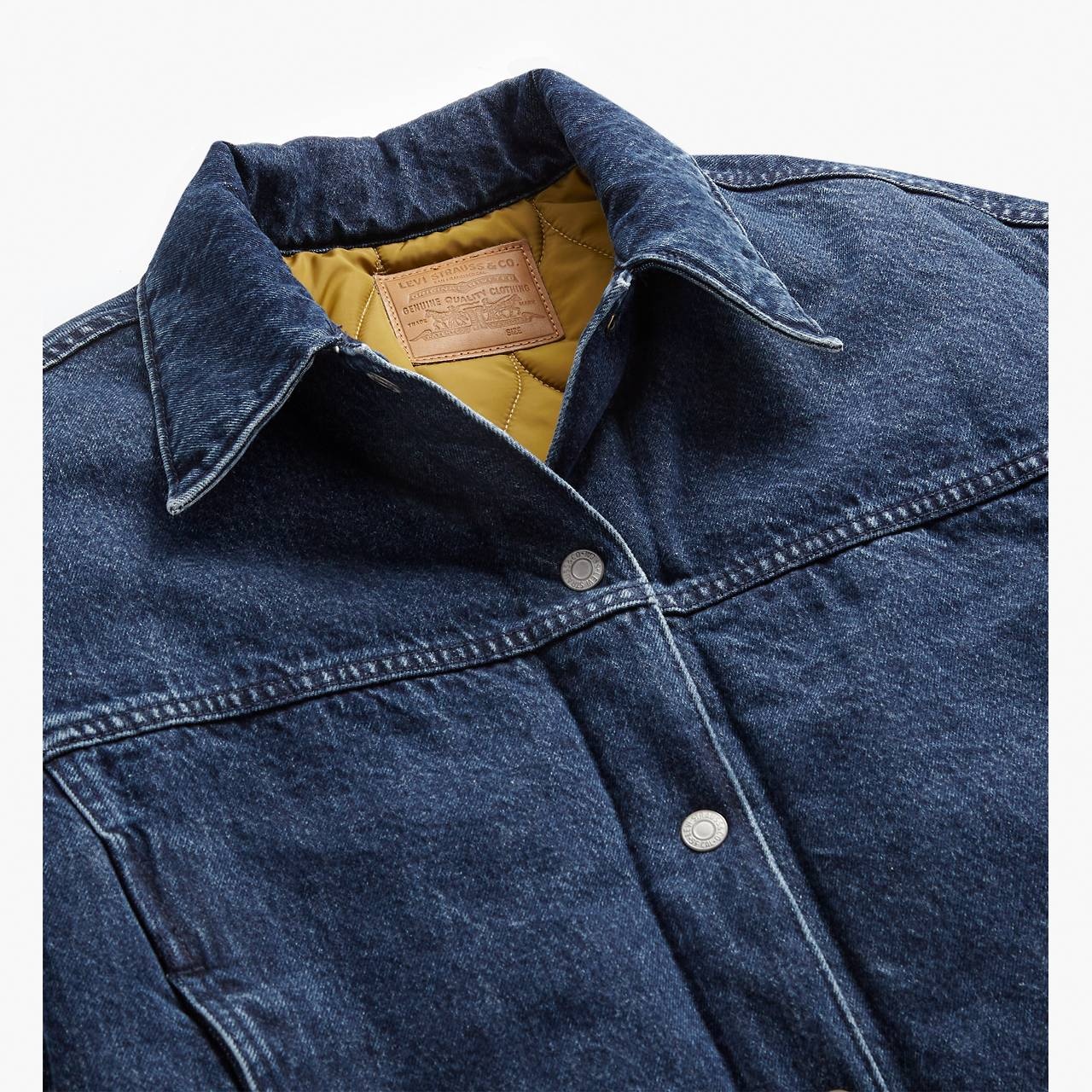 REVERSIBLE BUBBLE TRUCKER JACKET - 7