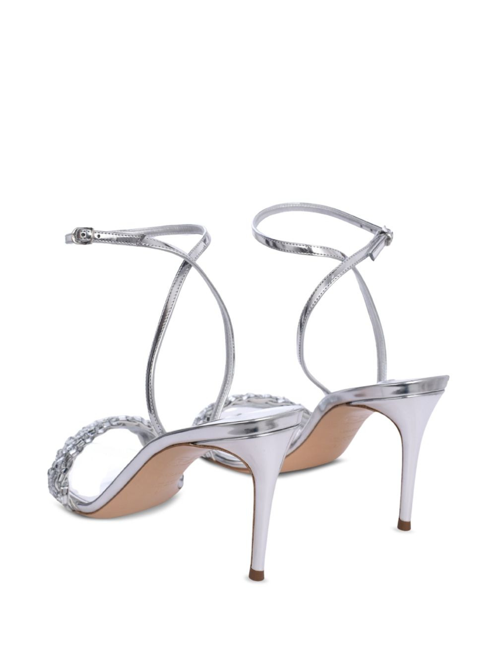 80mm Julia embellished ankle-strap sandals - 3