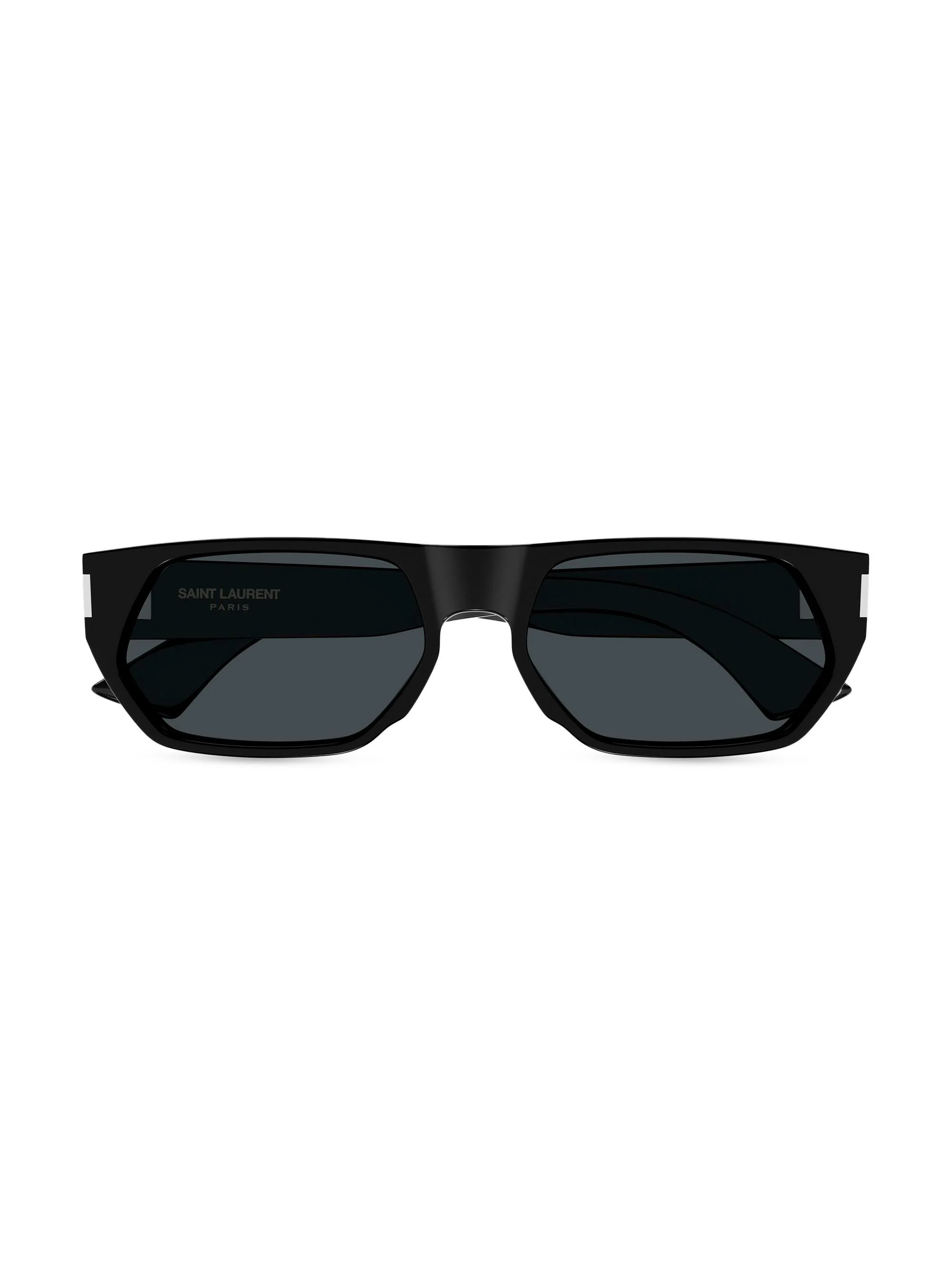 Men's 59MM Rectangular Sunglasses - Black - 1