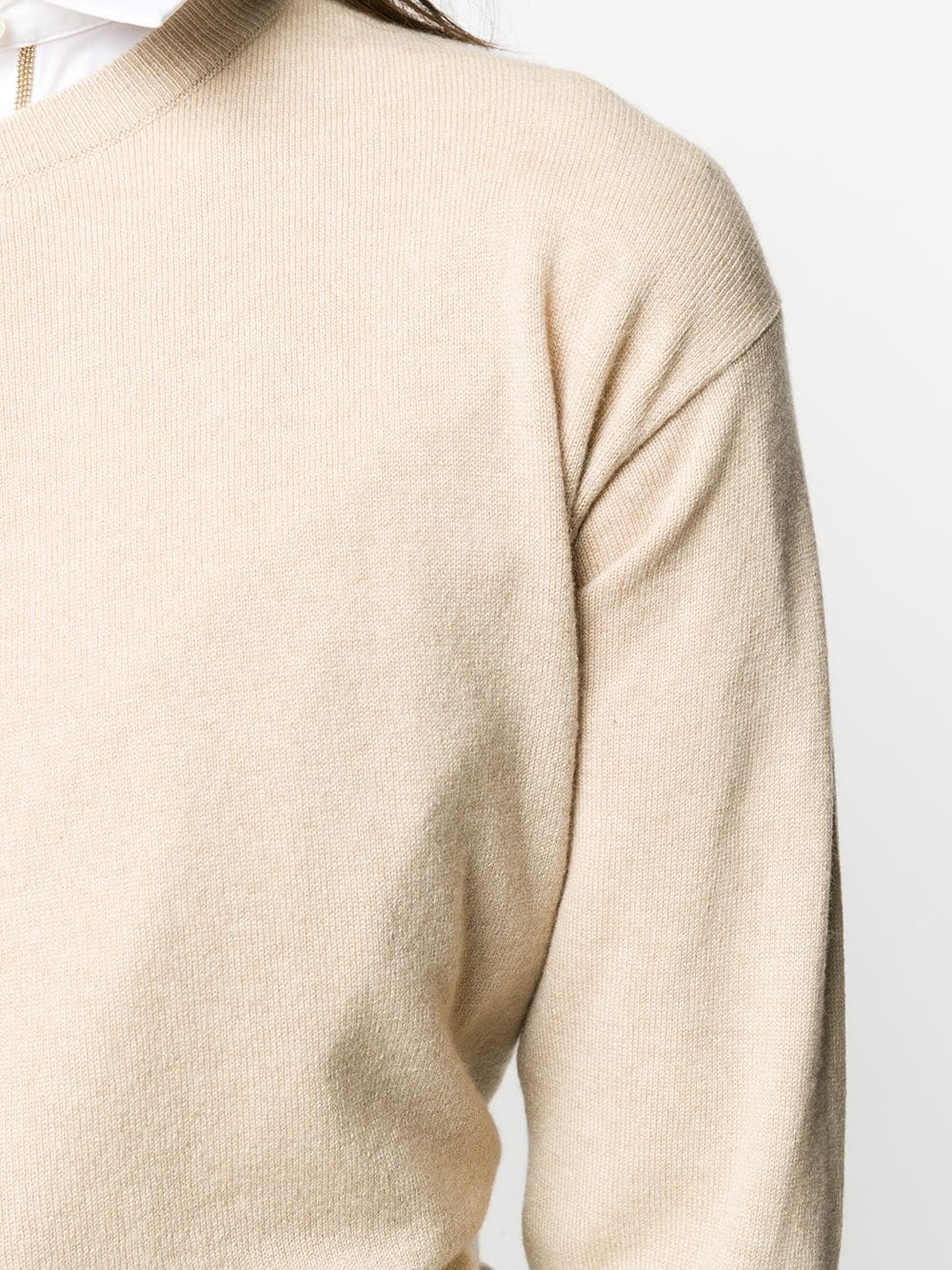 crew neck long-sleeved jumper - 5