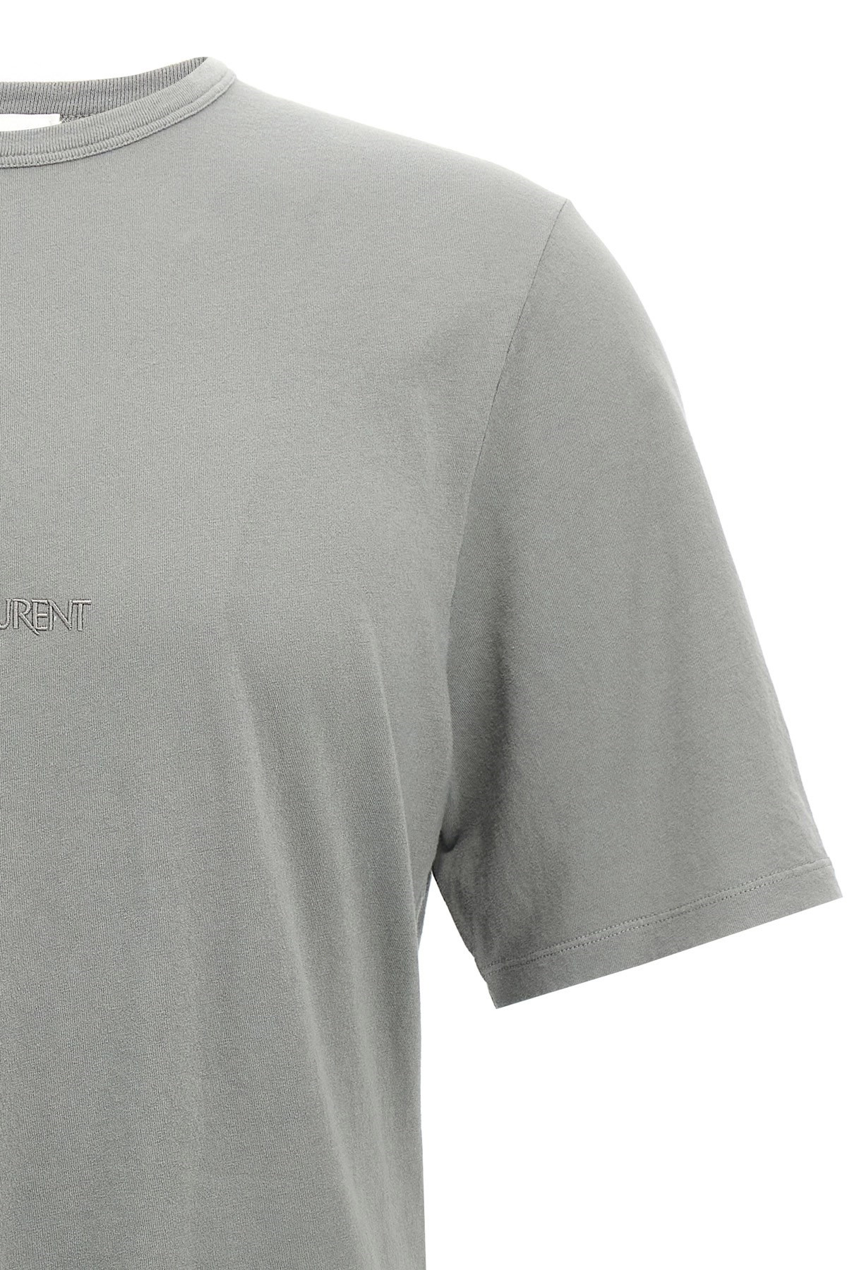 Logo embroidery t-shirt - 3