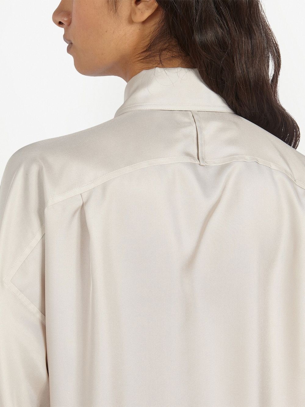 technical satin shirt - 6