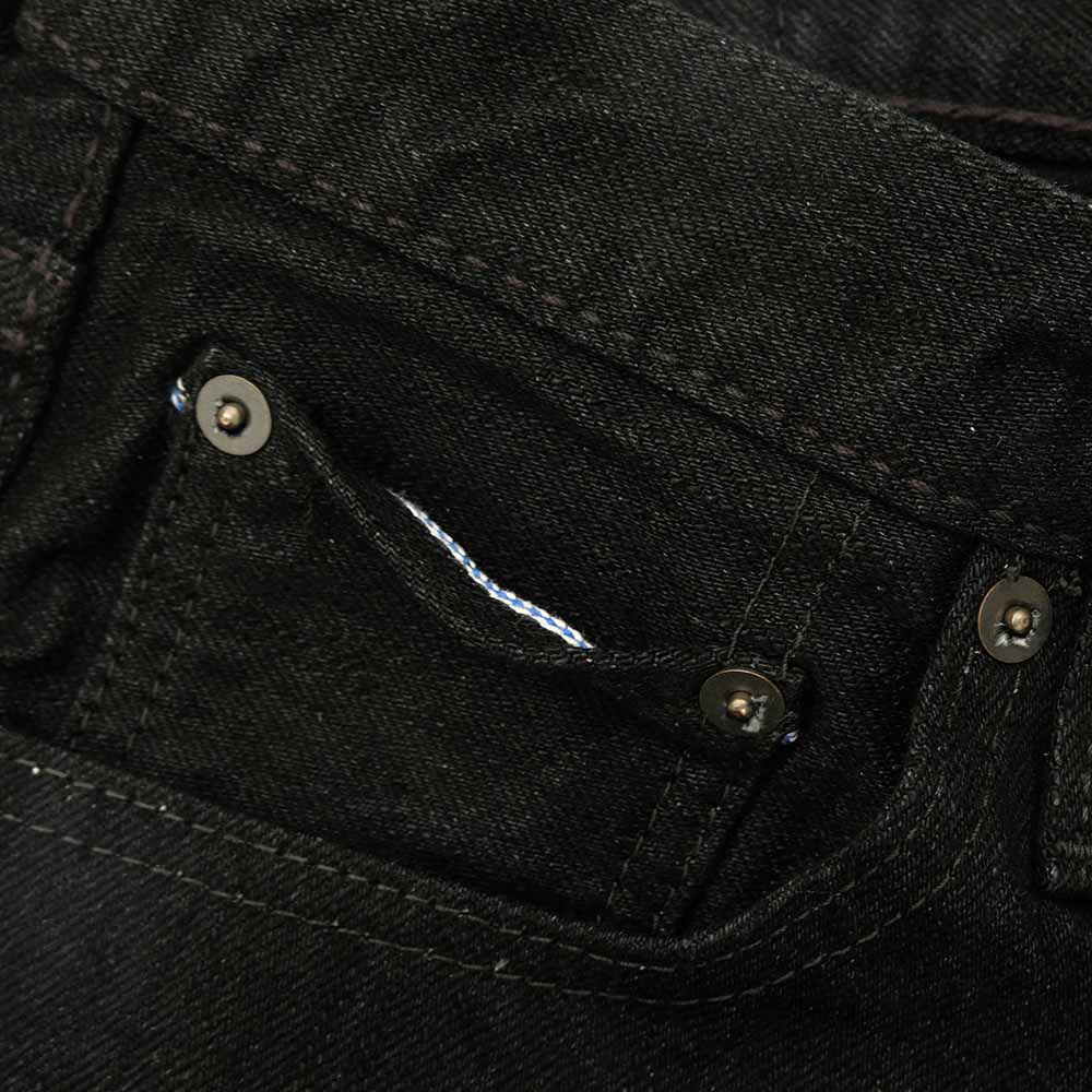 14oz. Double Black Denim - Relaxed Tapered - XX-019-BK - 6