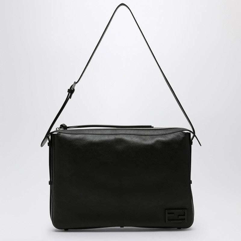 Fendi Simply Fendi Large Black Leather Bag Women - 1