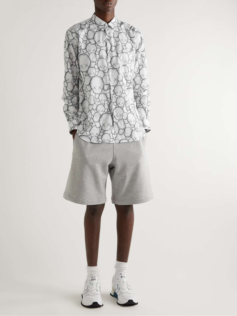 Comme des Garçons SHIRT + KAWS Printed Cotton-Poplin Shirt outlook