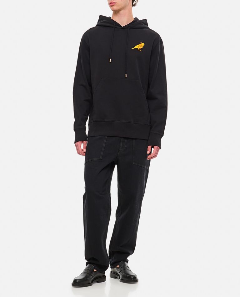JW Anderson CANARY EMBROIDERY HOODIE | biffi | REVERSIBLE