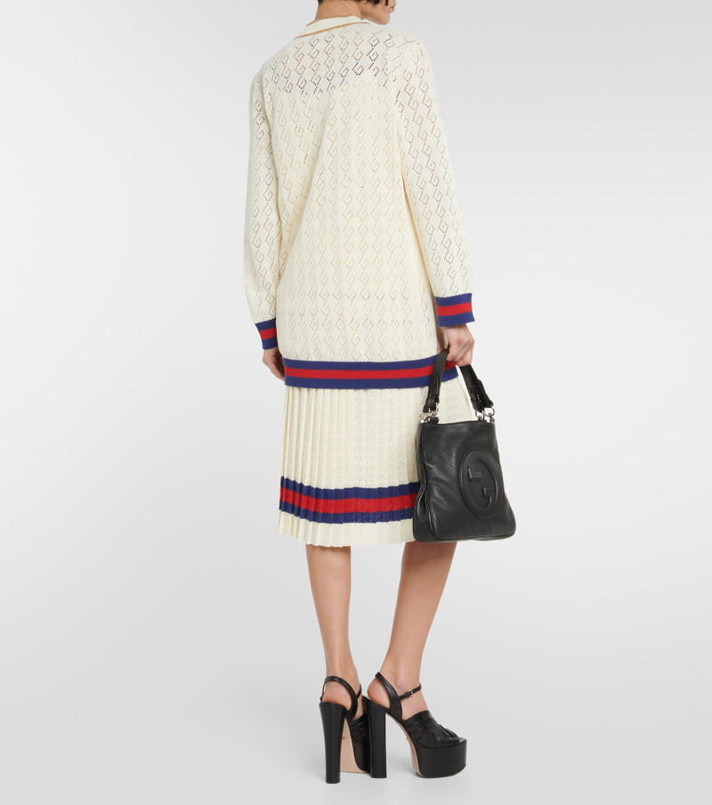 GG jacquard cotton cardigan 3