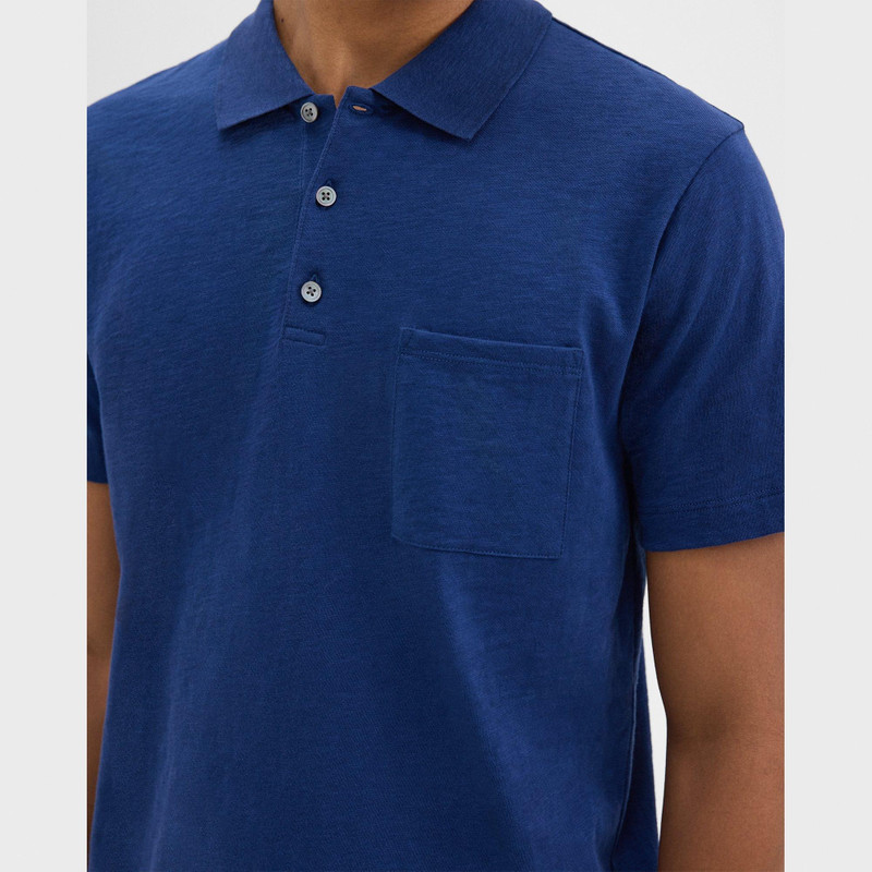 Bron Polo Shirt in Slub Cotton 5