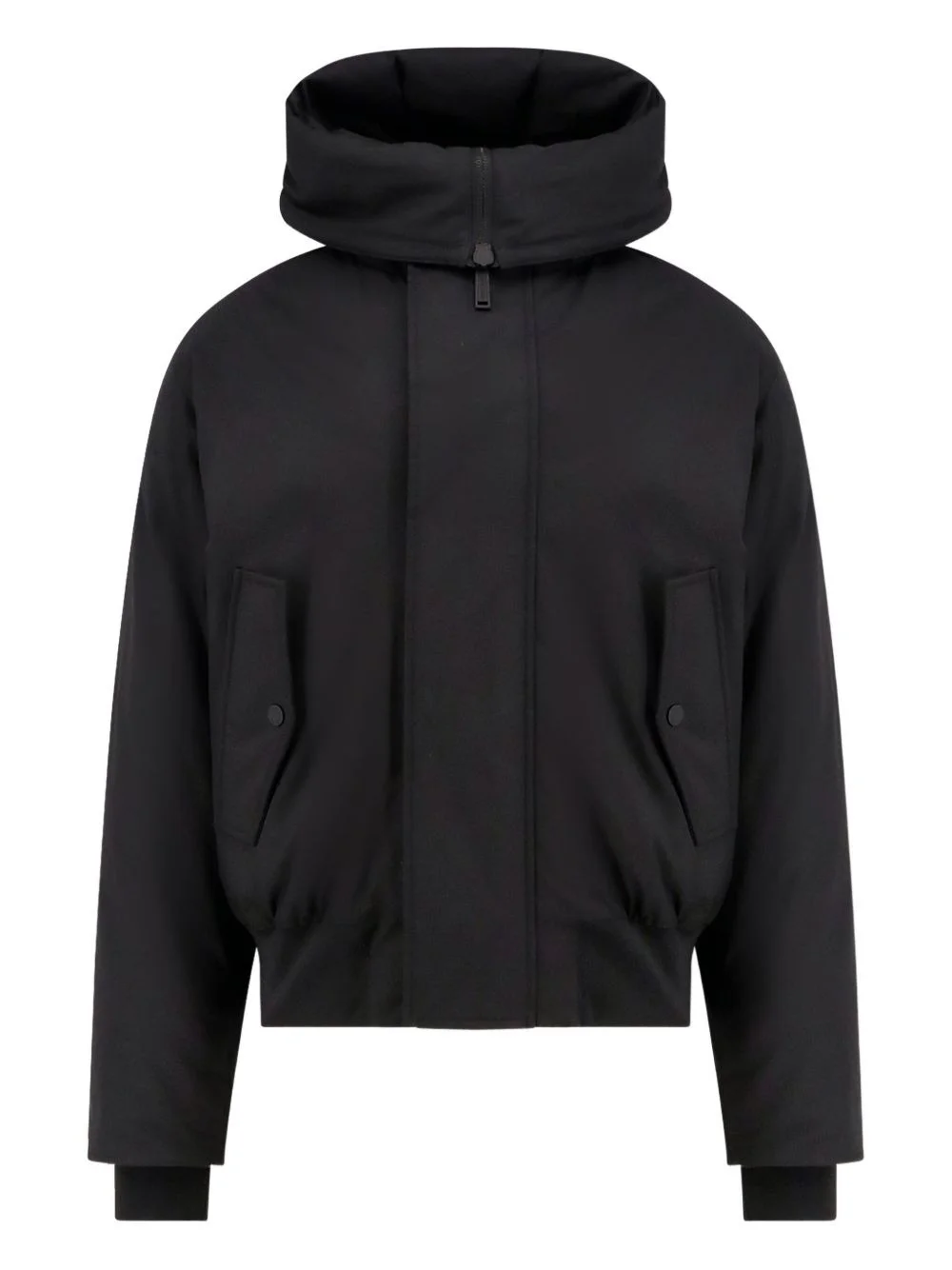 hooded bomber jacket - 1