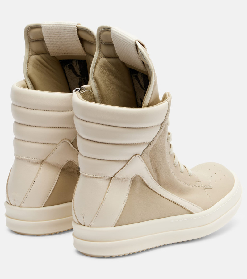 Rick Owens Geobasket leather sneakers outlook