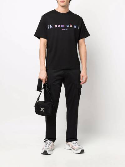 ih nom uh nit logo-print cotton T-shirt outlook