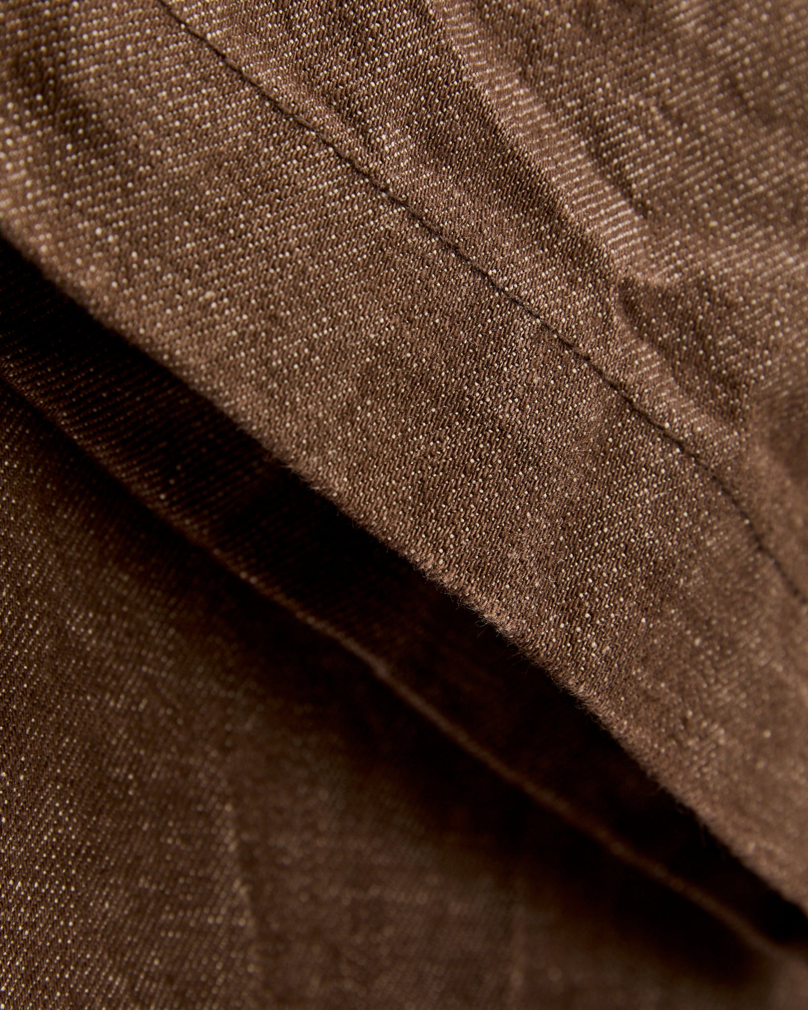 Harvest Pant in Brown Denim - 7