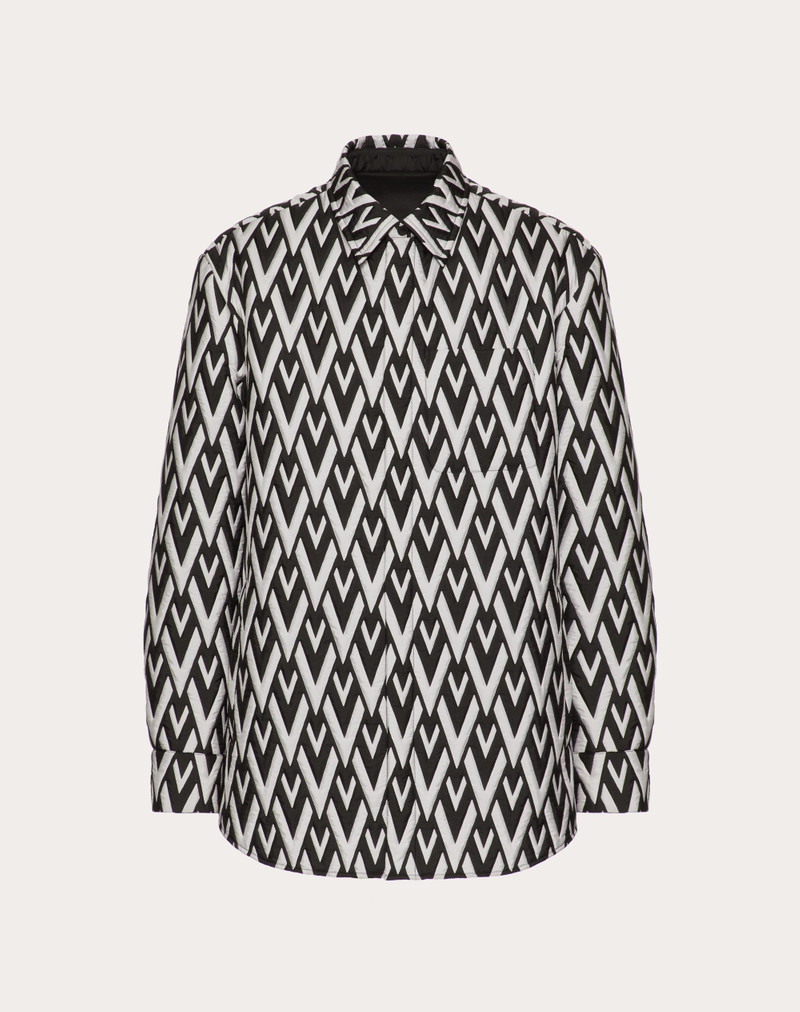 VRHOMBUS PRINT NYLON OVERSHIRT 1