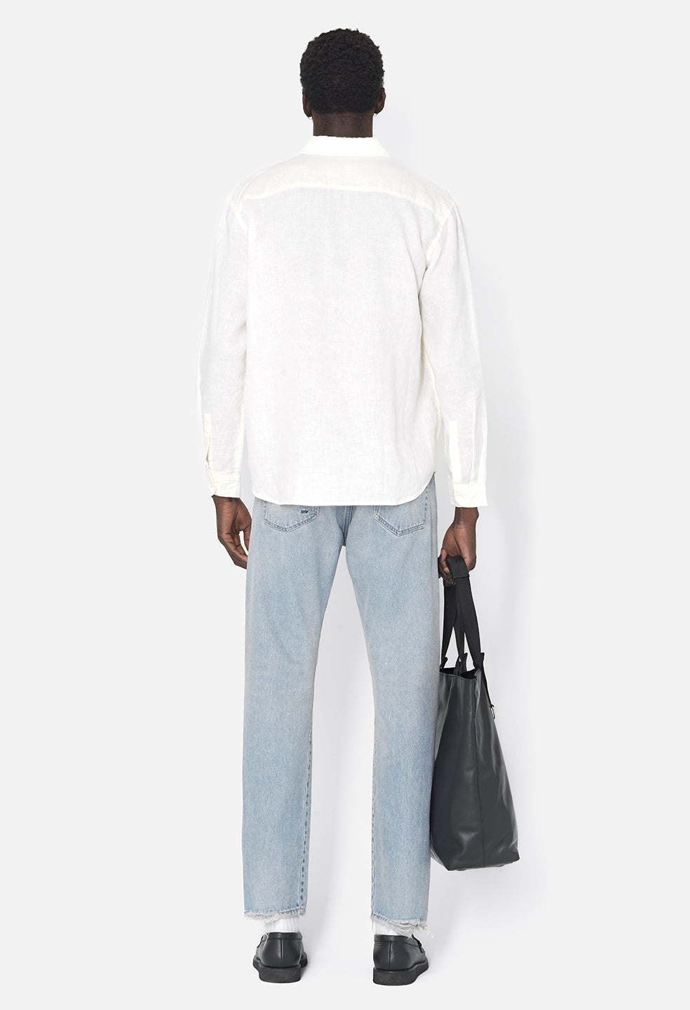 LINEN CLOAK BUTTON UP - 6