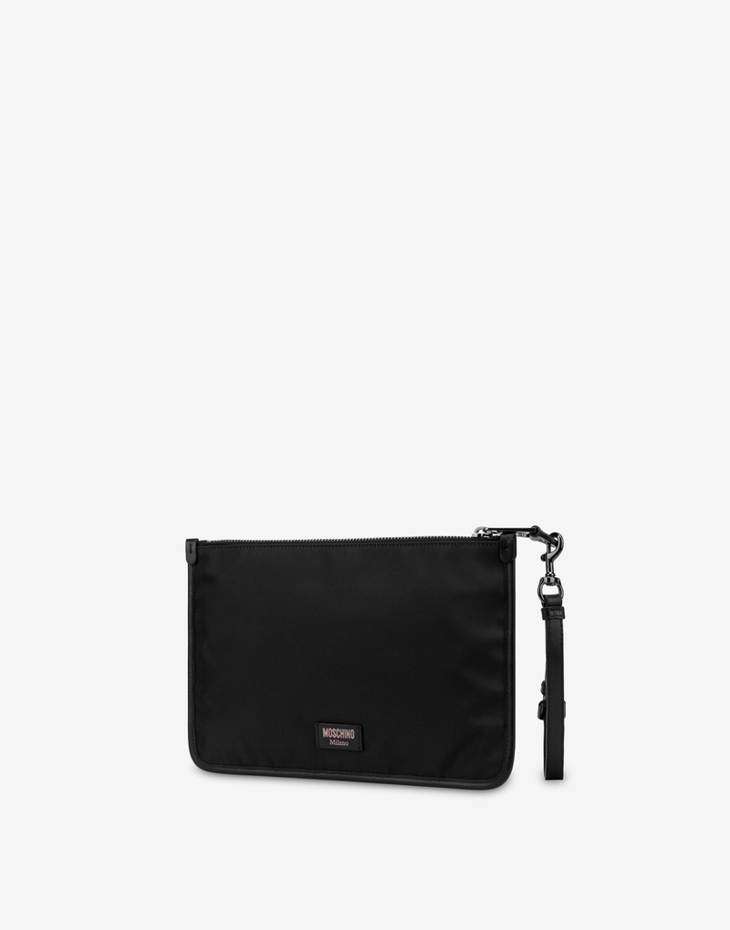 Moschino TONY VIRAMONTES ARCHIVE NYLON CLUTCH outlook