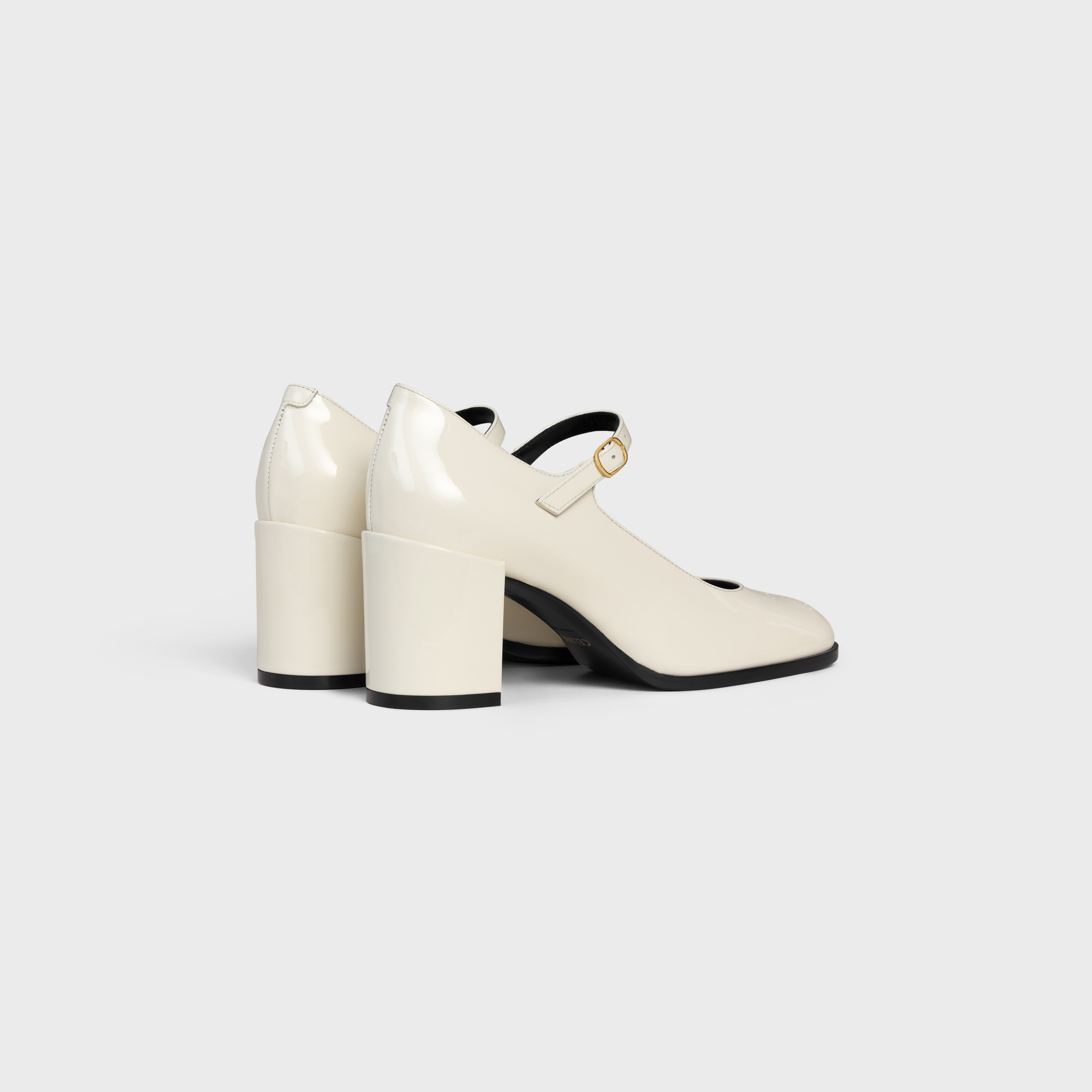 CELINE LILY PERFORATED TRIOMPHE BABIES in PATENT CALFSKIN - 3