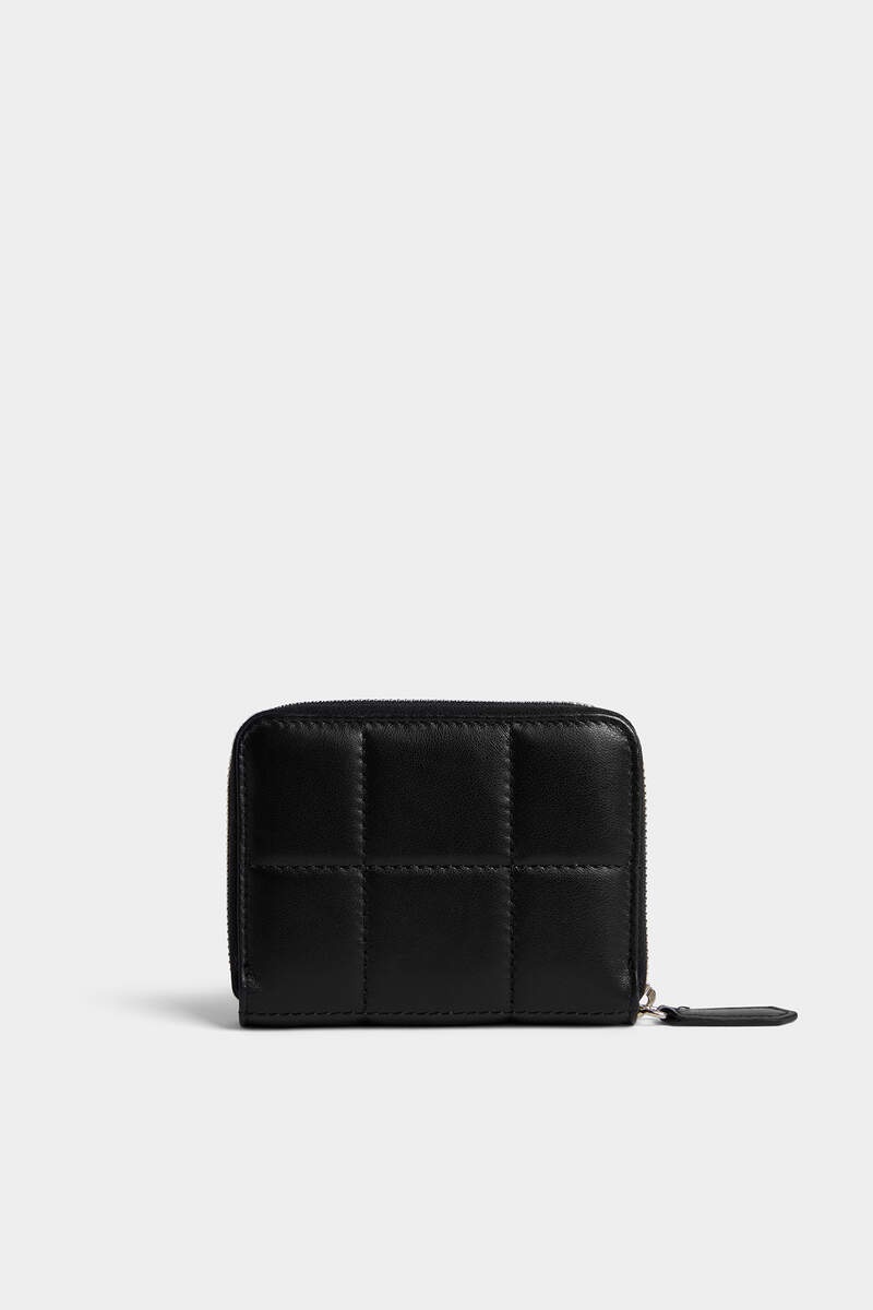 関税込◆DSQUARED2 D2 Statement Soft Zip Wallet DSQUARED2 D2 STATEMENT SOFT ZIP WALLET | REVERSIBLE