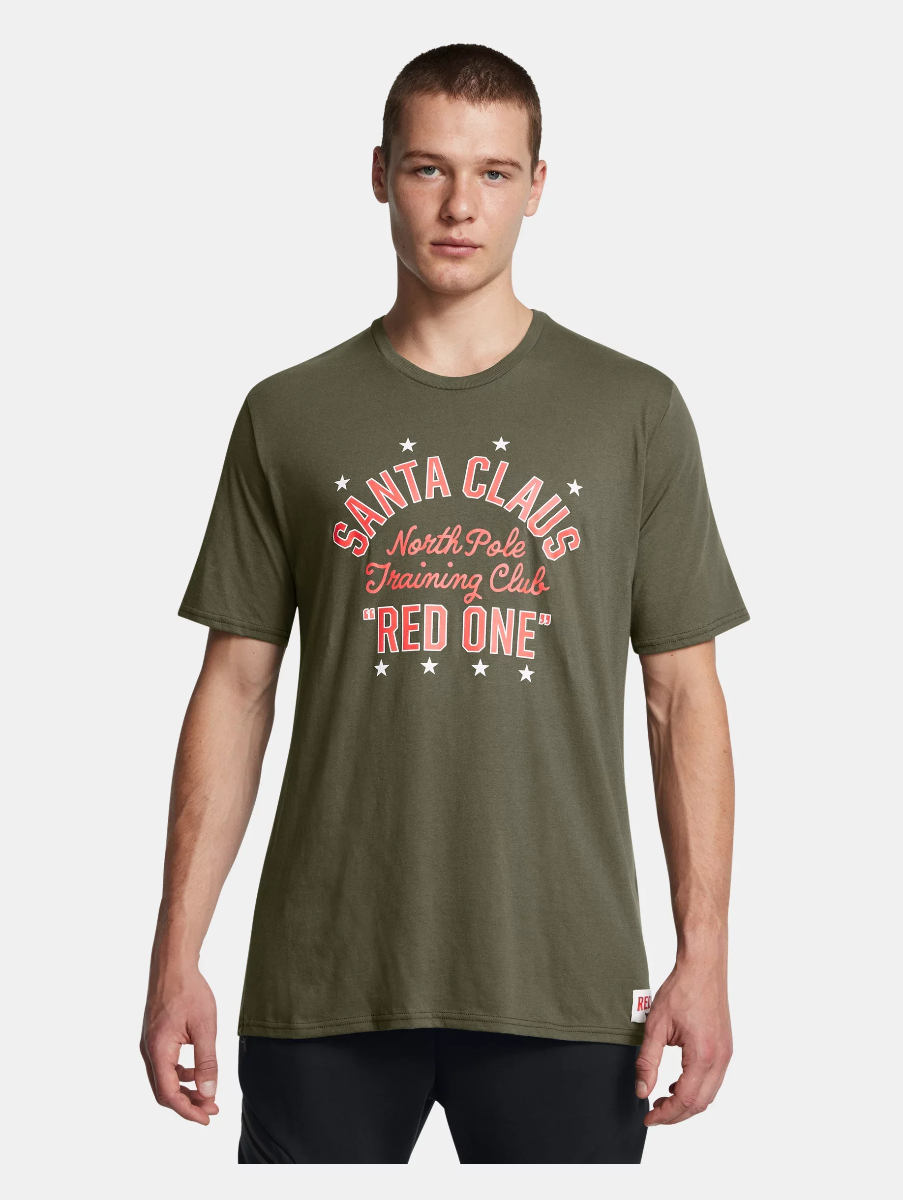 Men's Project Rock Red One Club T-Shirt - 1