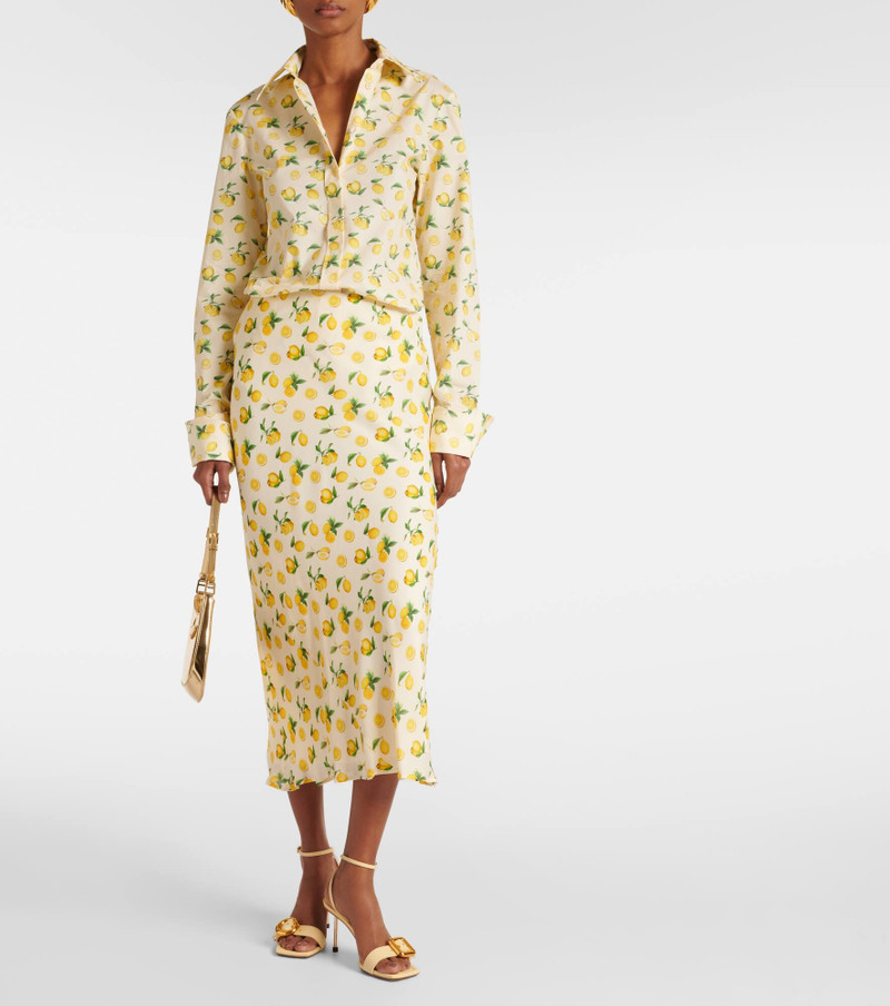 Sportmax Riva printed cotton shirt outlook