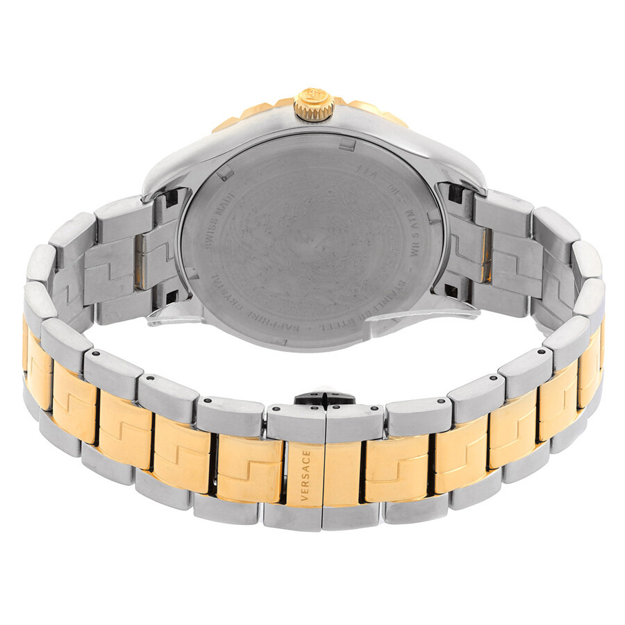 Versace Hellenyium GMT Quartz Green Dial Men's Watch V11050016 - 3