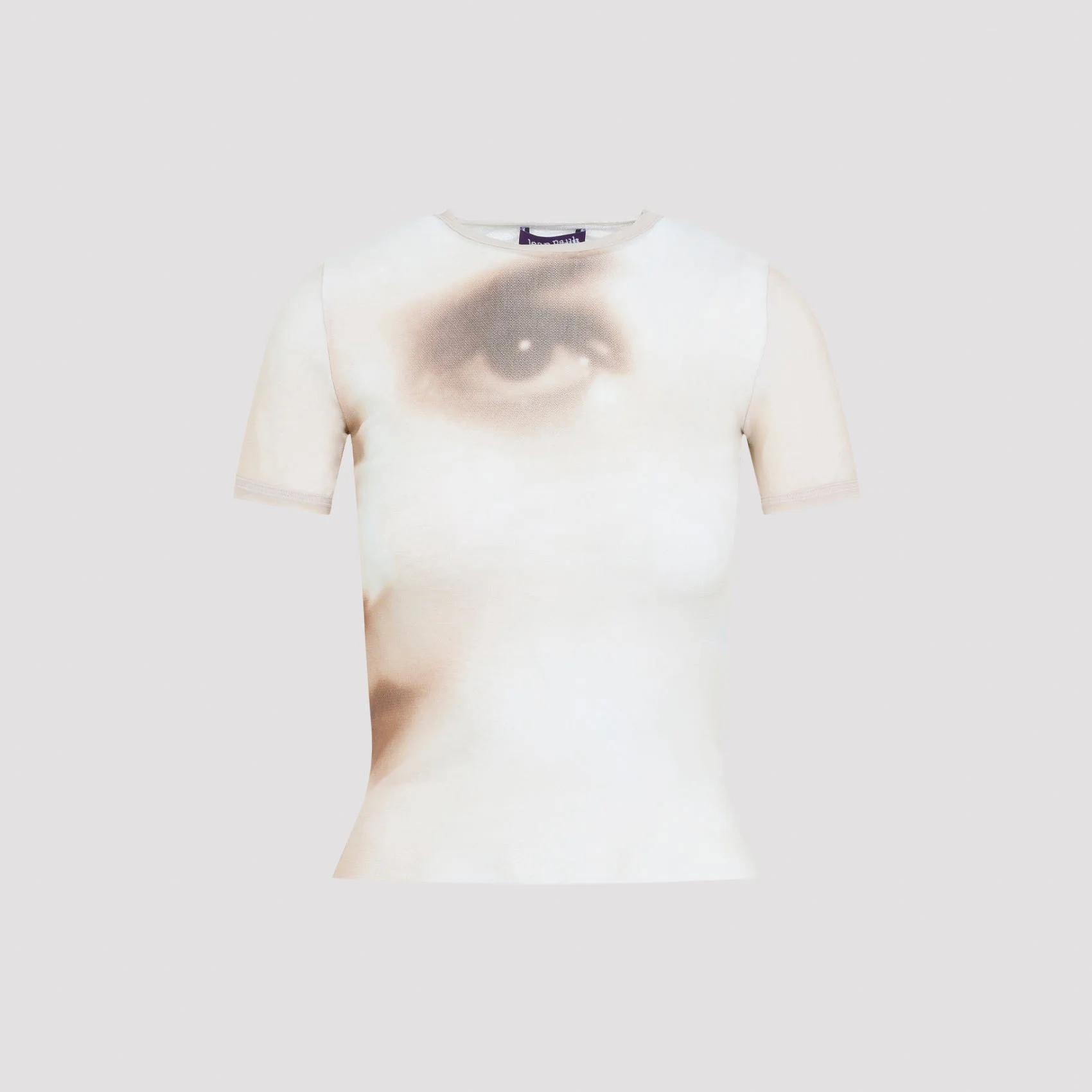 Jean Paul Gaultier Mesh Baby Printed ¶Face¶ Tee - 1