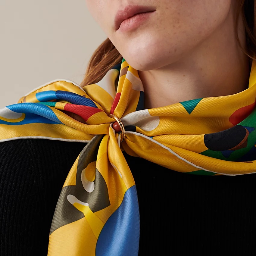 Saturne scarf 70 ring - 2
