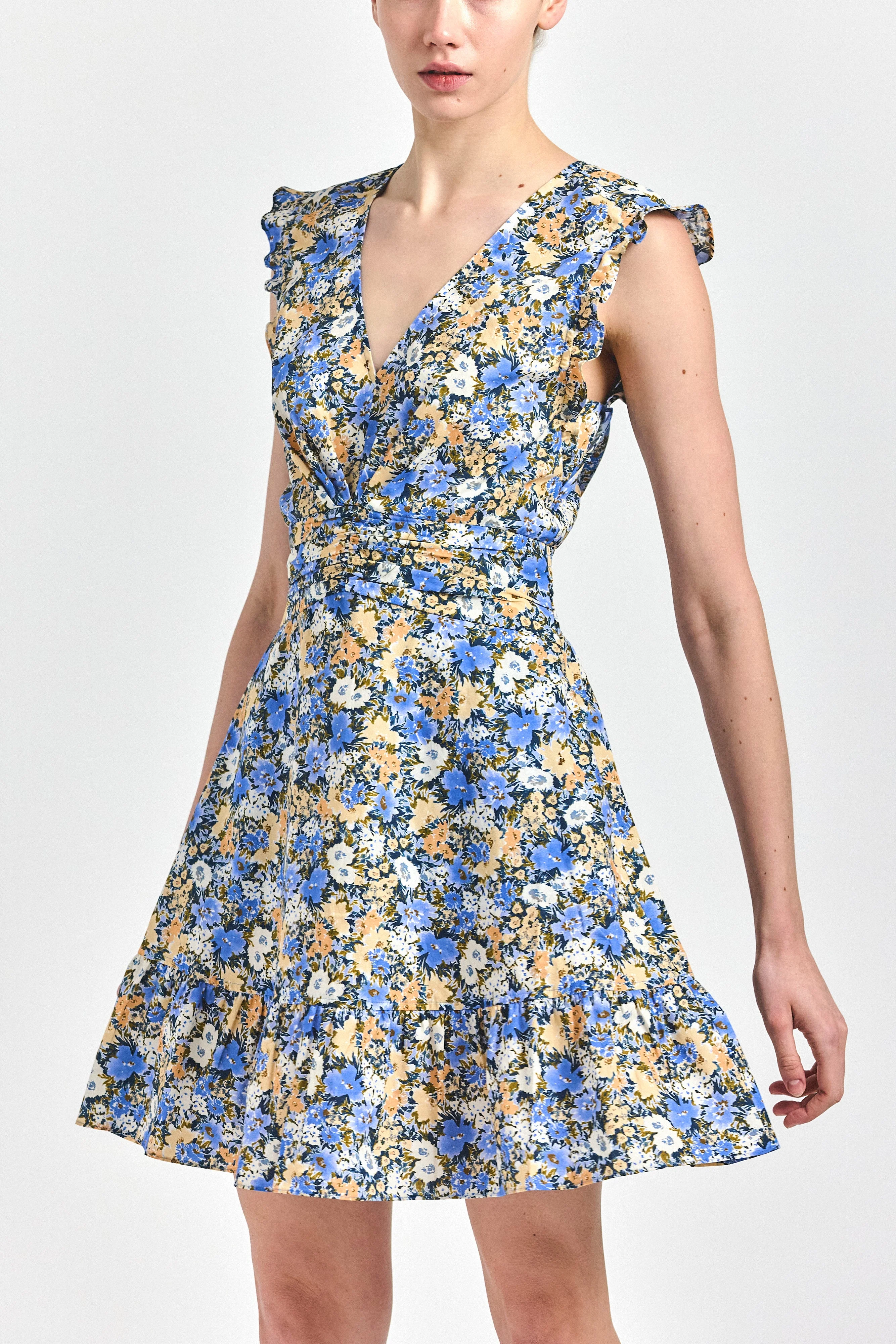 KRIS SLEEVELESS MINI DRESS - 1