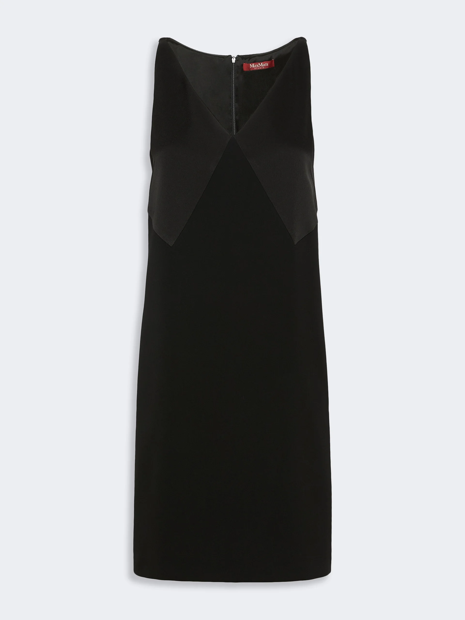 SPADINO Flared cady dress - BLACK - 1