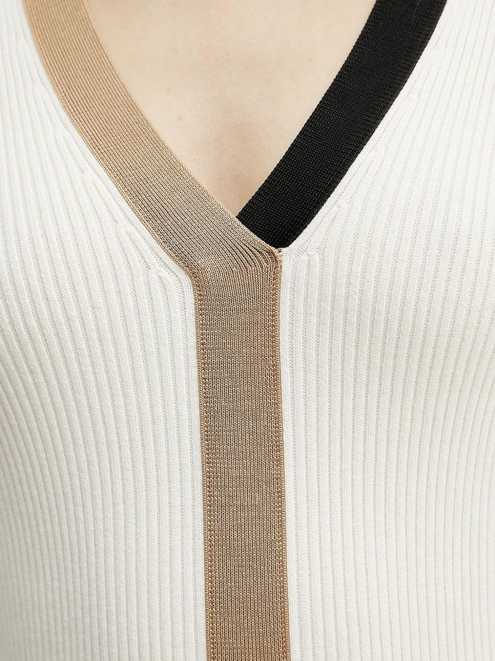 Fabiri ribbed v-neck midi dress - 3