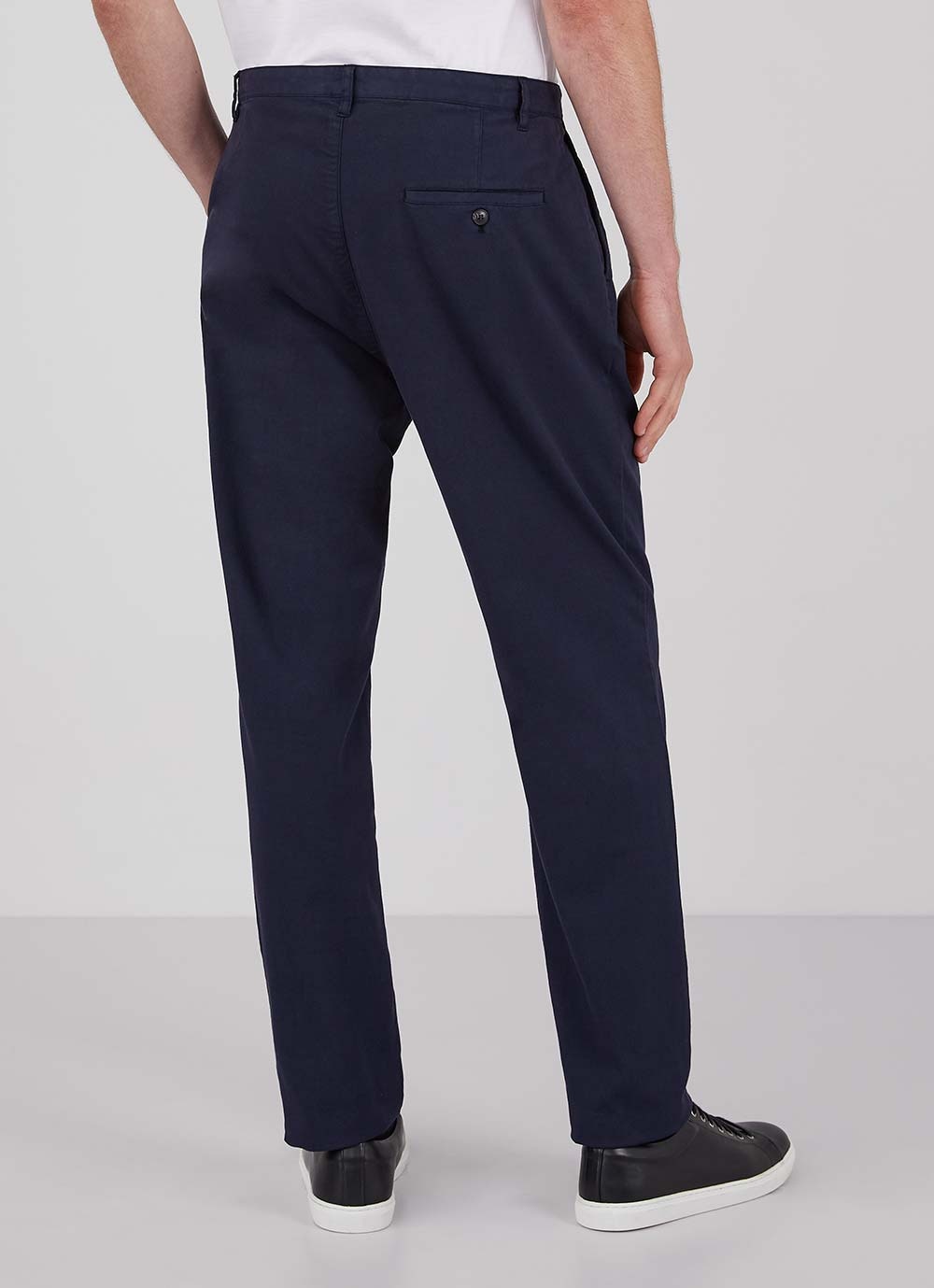 Cotton Drill Pleated Trouser - 4