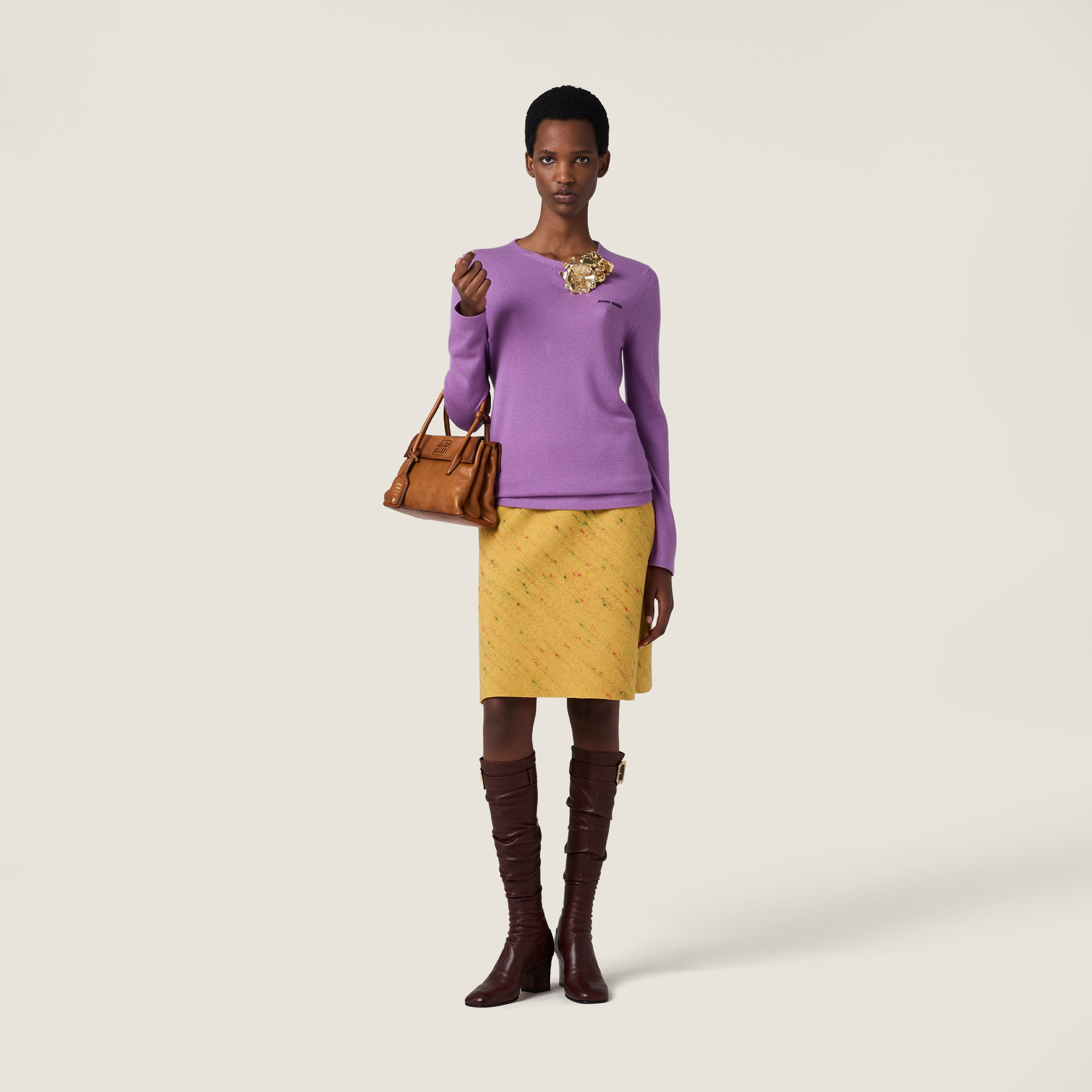 Cashmere and silk crew-neck sweater - 2