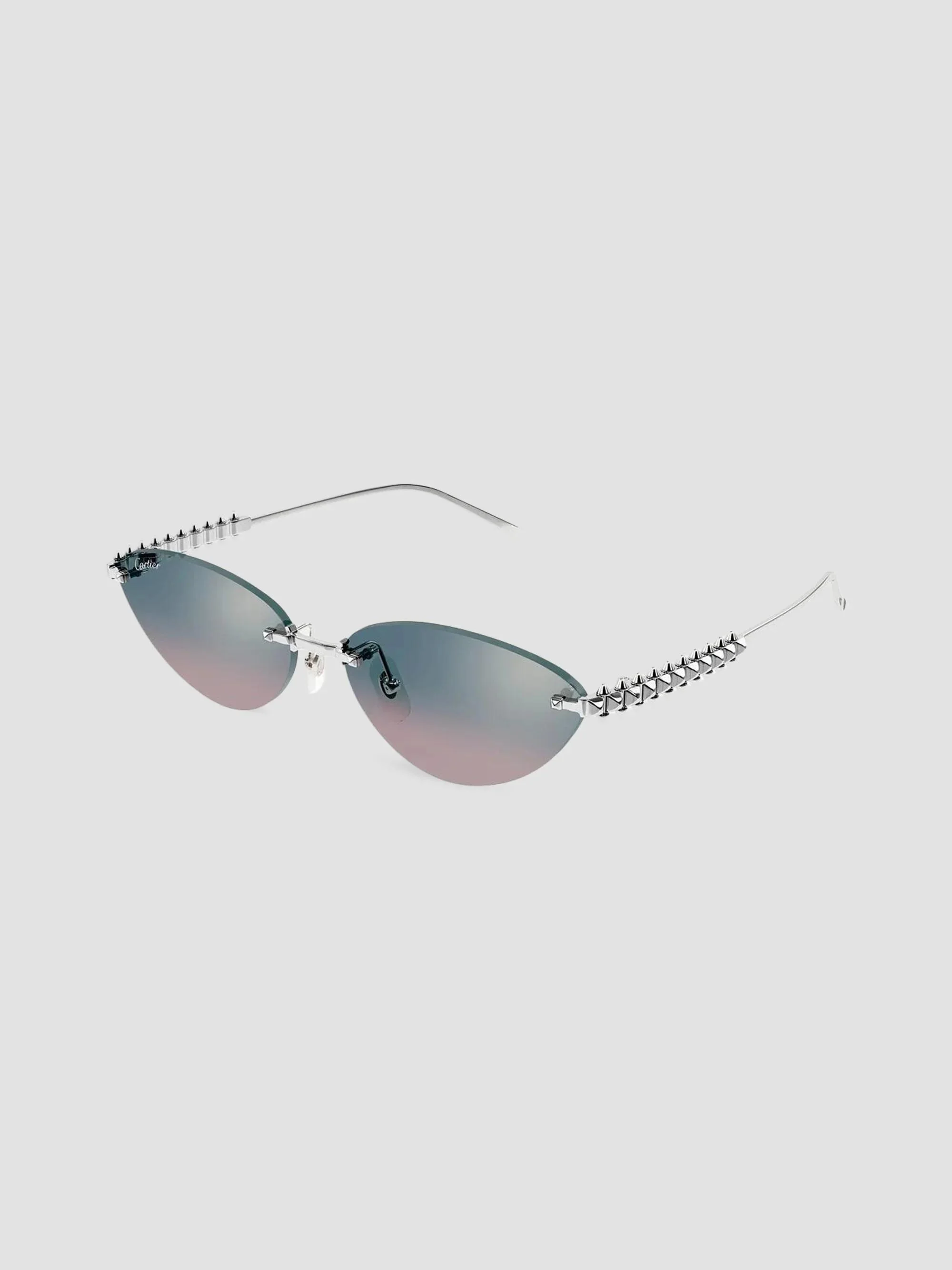 Women's Clash de 58MM Cat-Eye Sunglasses - Silver - 1