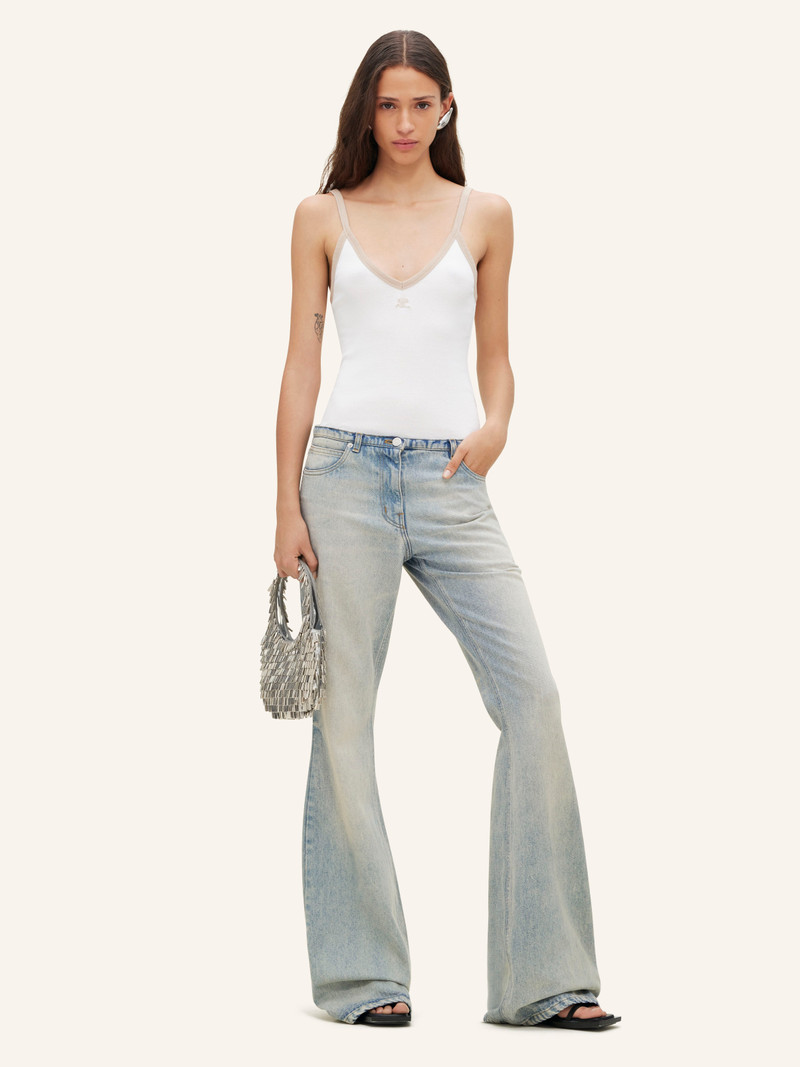 courrèges RELAX DENIM BOOTCUT PANTS outlook