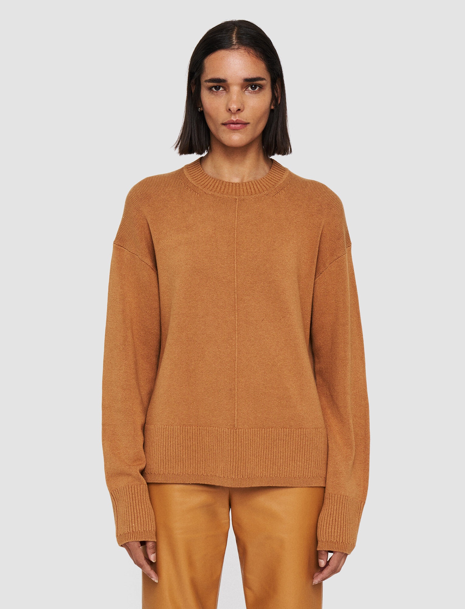 Silk Cashmere Crew Neck Jumper - 3