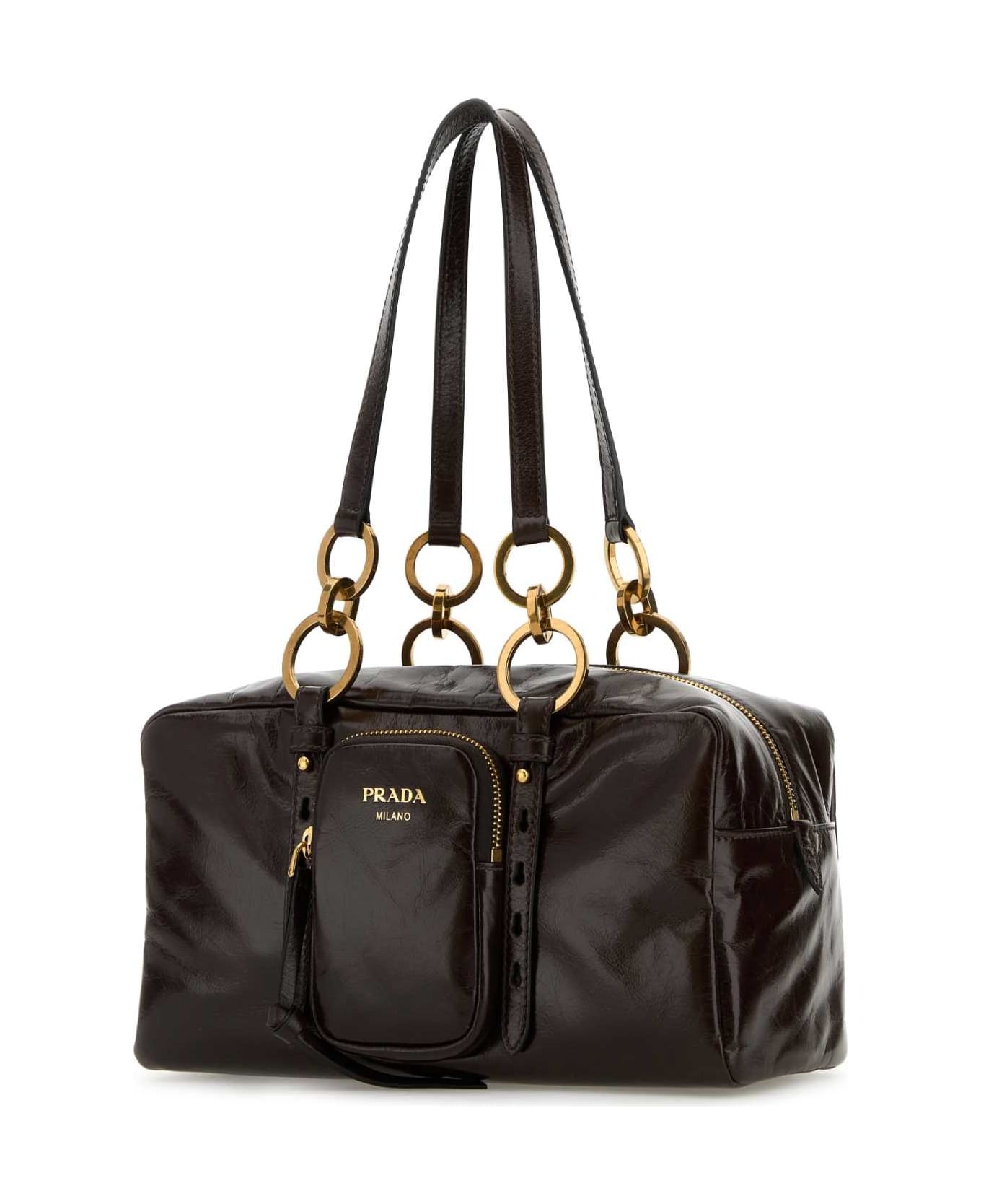 Brown Leather Handbag - 2