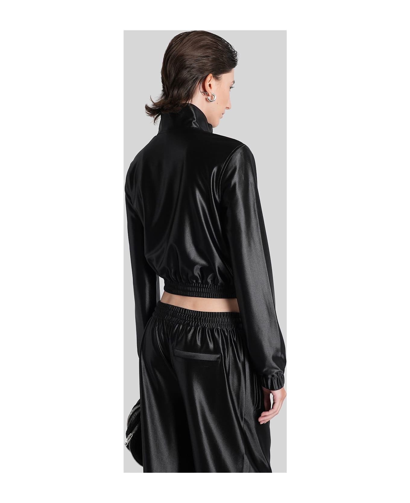 Sweatshirt In Black Polyester - 3