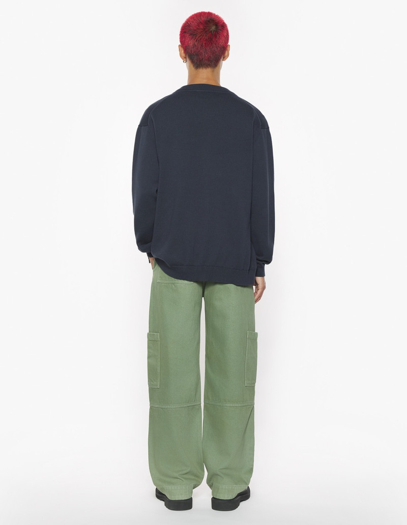 BOLD FOX HEAD EMBROIDERED KNITTED BLOUSON 5