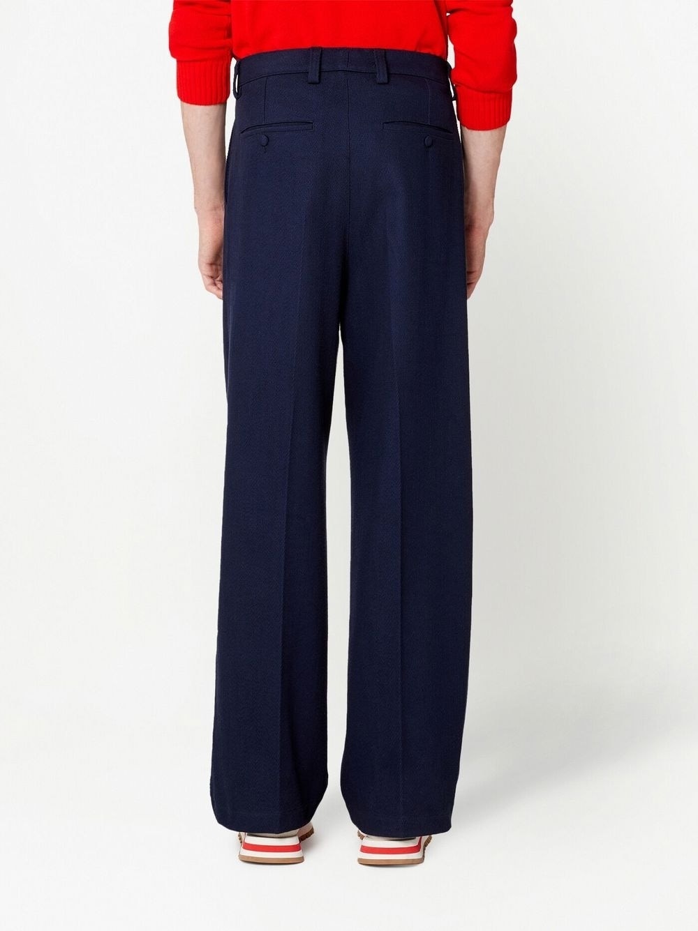 wide-leg tailored trousers - 4