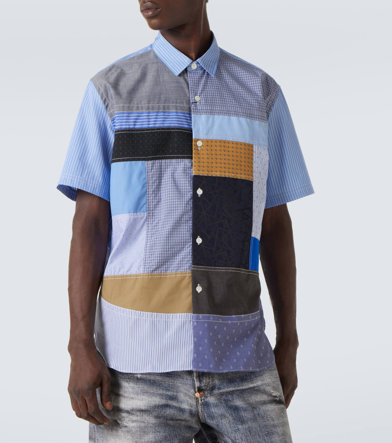 Patchwork cotton shirt 3