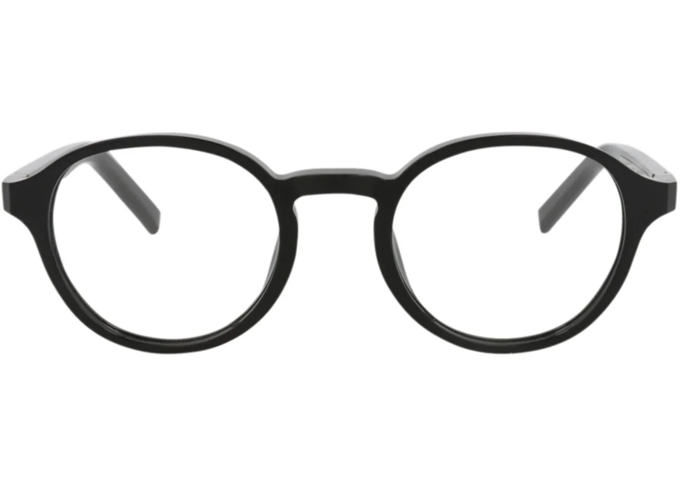 Berluti Round-Frame Acetate Optical Frames Black Black Transparent (BL50001I-50-001) - 1