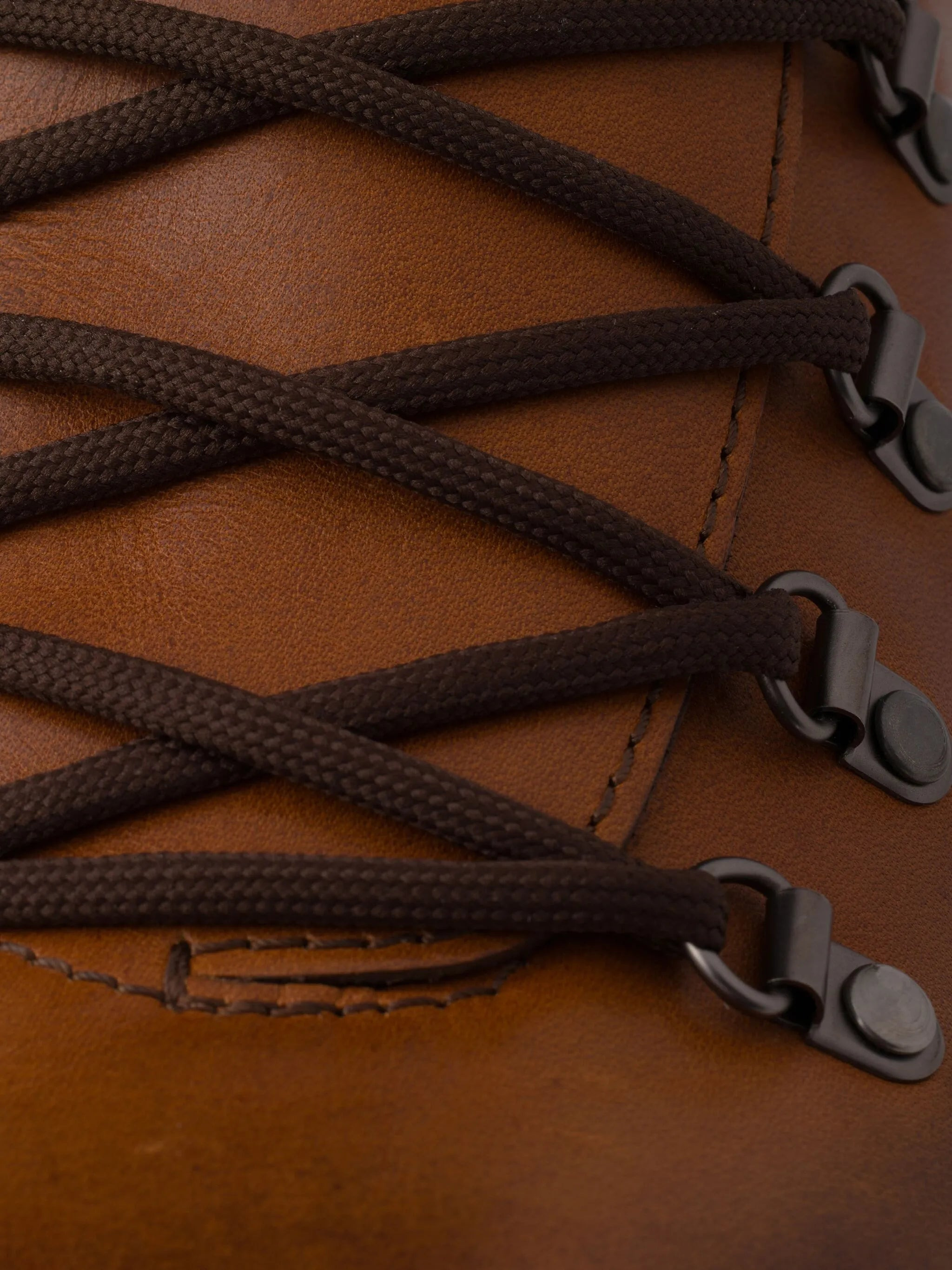 laced leather boots - 6