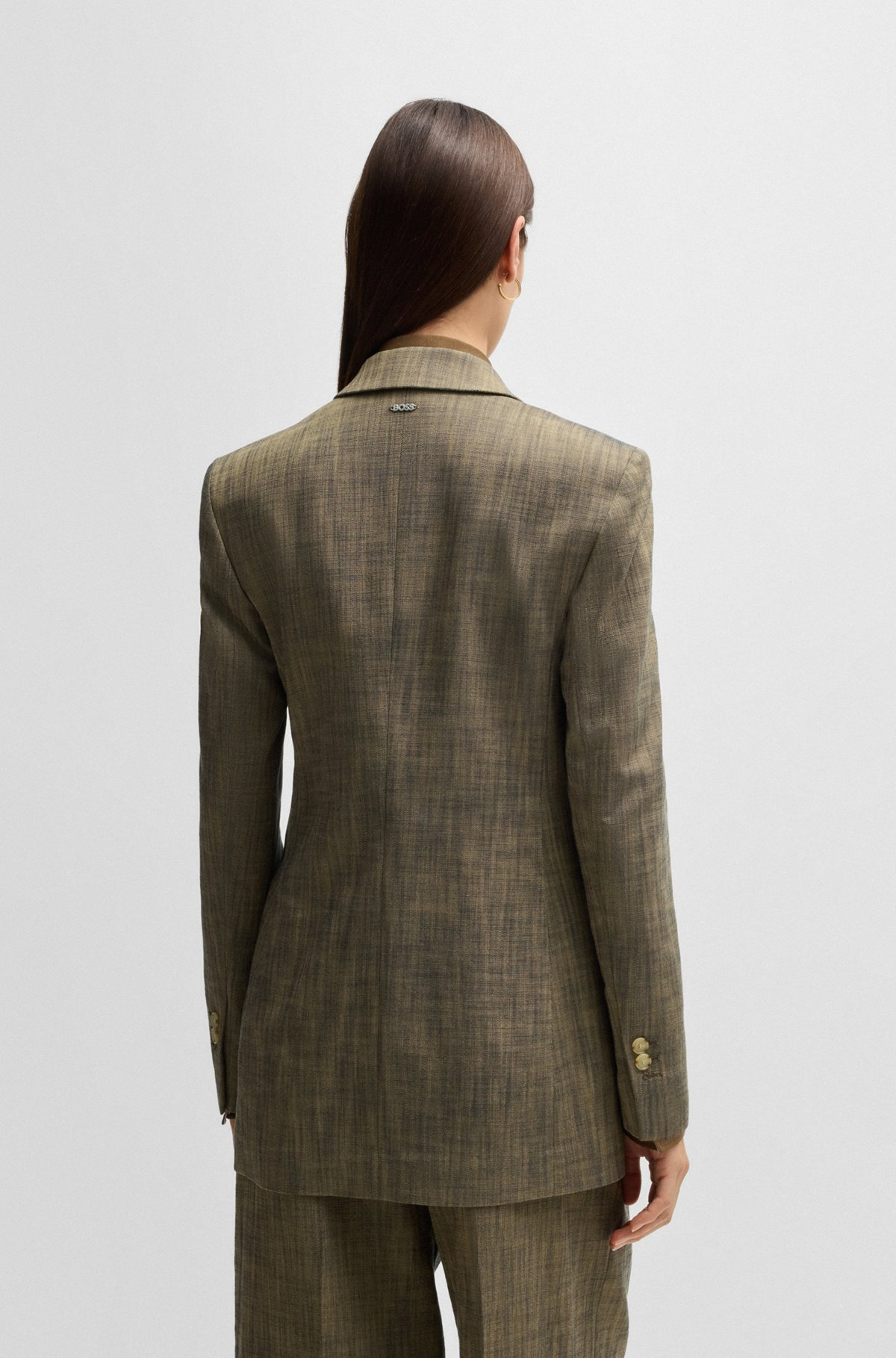 REGULAR-FIT DOUBLE-BREASTED BLAZER - 4