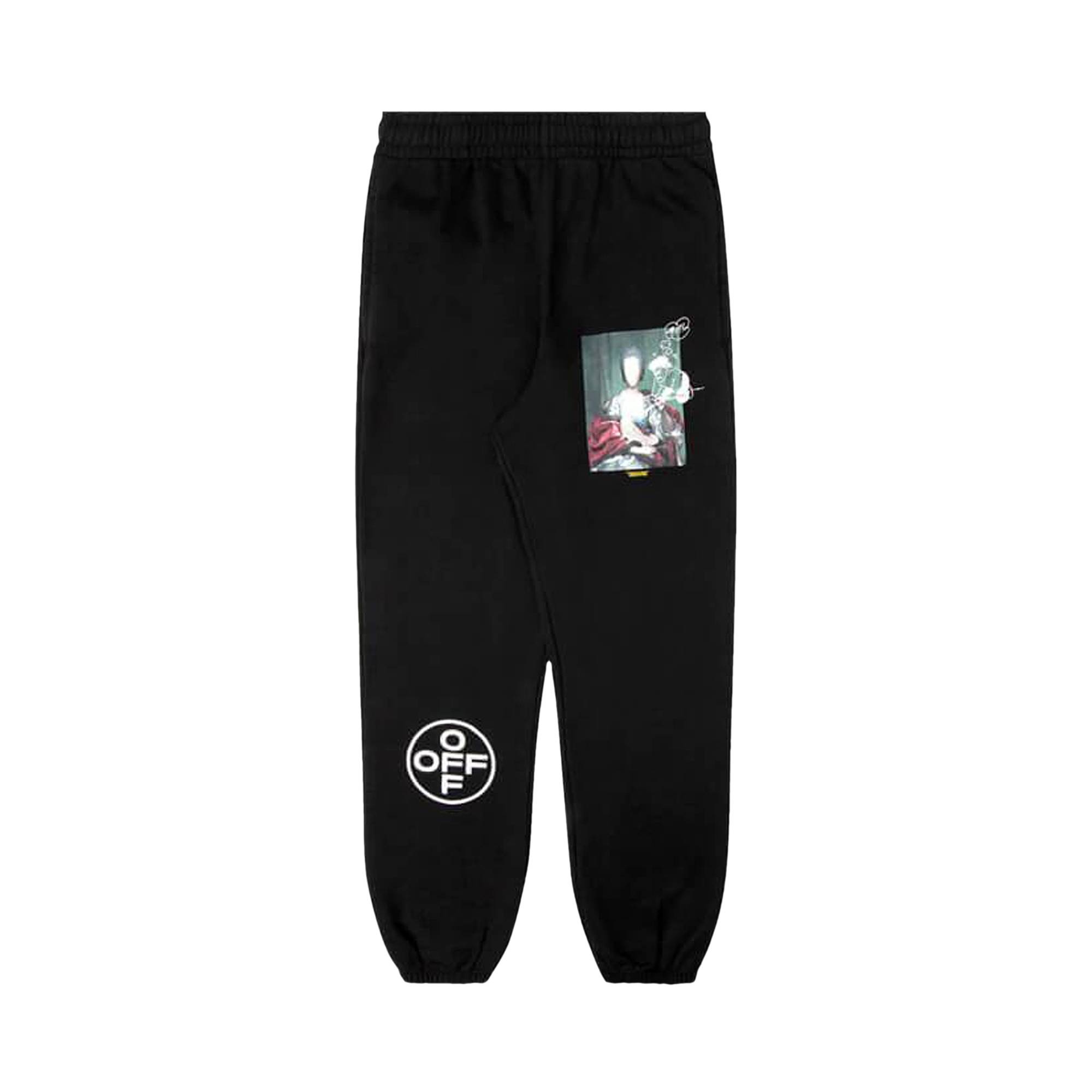 Off-White Mariana De S Slim Sweatpant 'Black / Multicolor' - 1