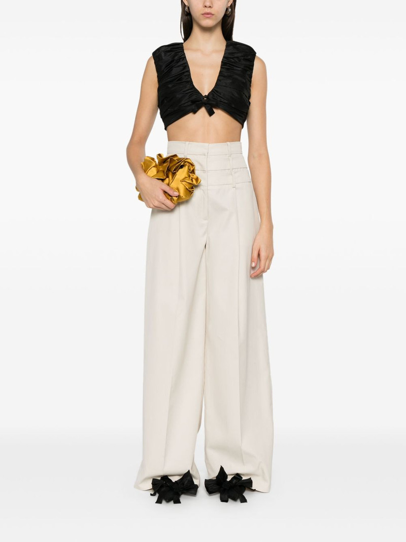 VIKTOR & ROLF pleated cropped top outlook