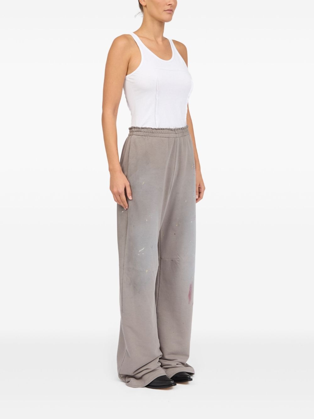 paint-splatter track pants - 3