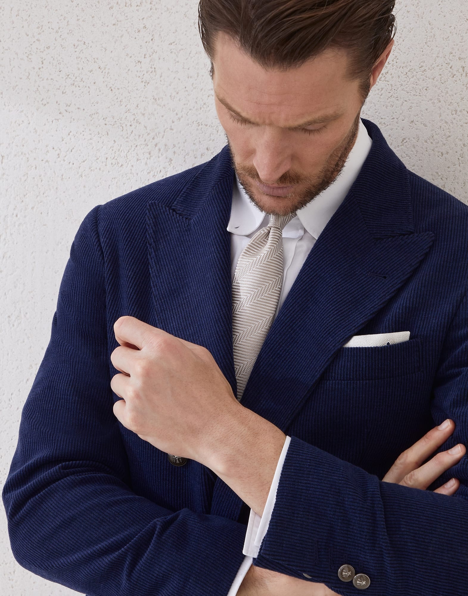 Silk chevron tie - 3
