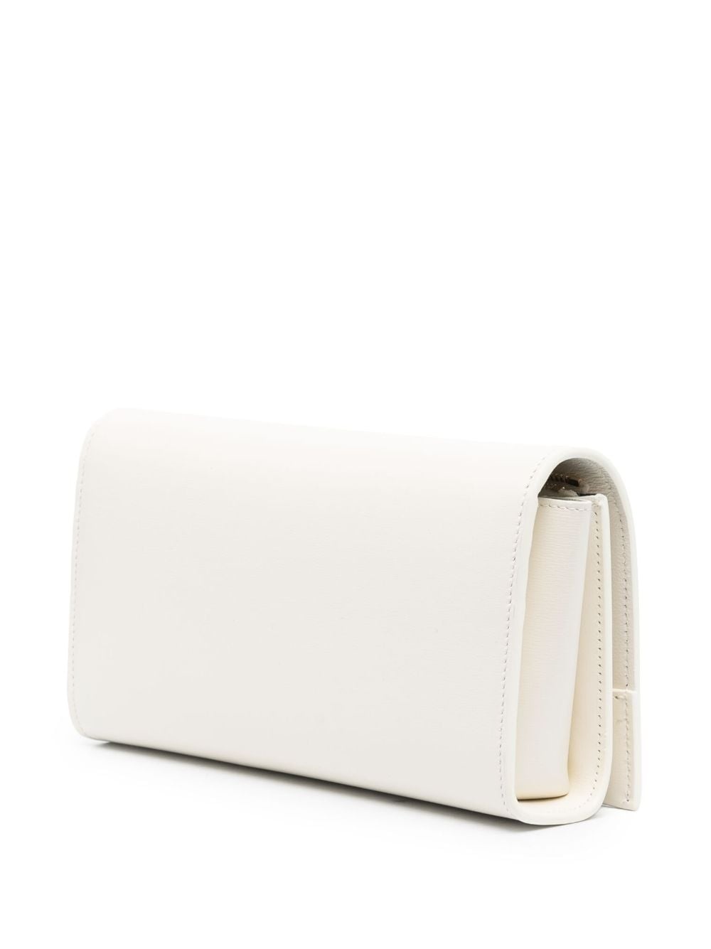 logo-stamp leather shoulder bag - 4
