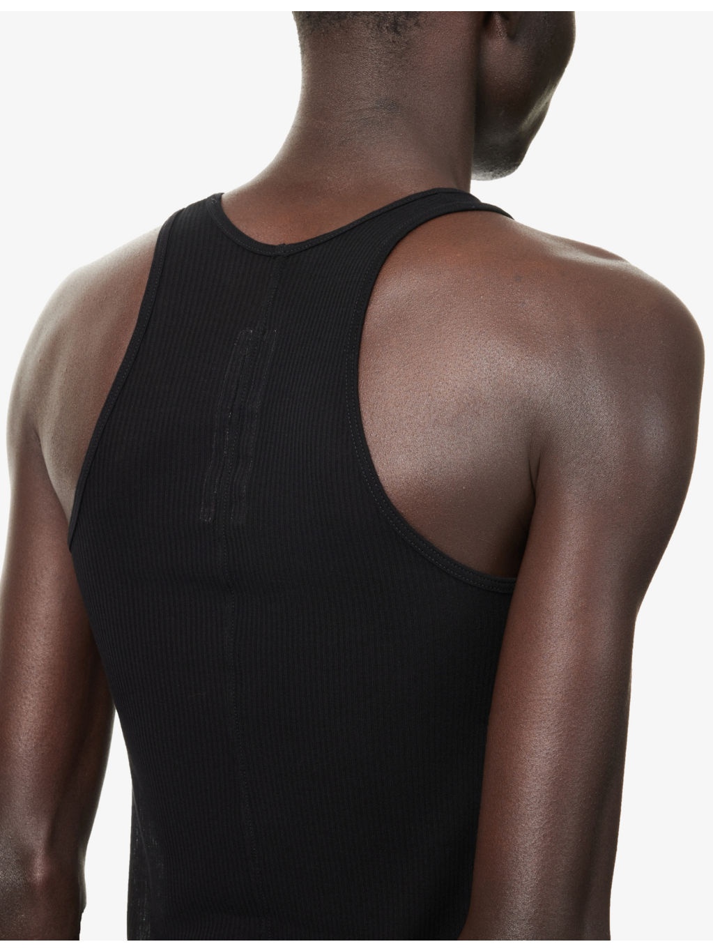 Ribbed Slim-Fit Woven-Blend Top - 5